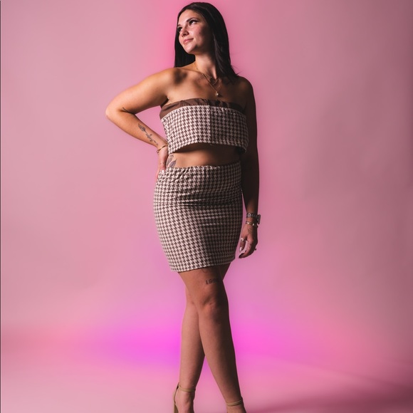 Dresses & Skirts - Hounds Tooth 2 piece set 🌸